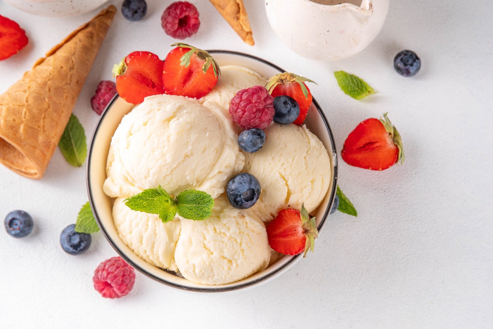 Solve Ice cream jigsaw puzzle online with 77 pieces