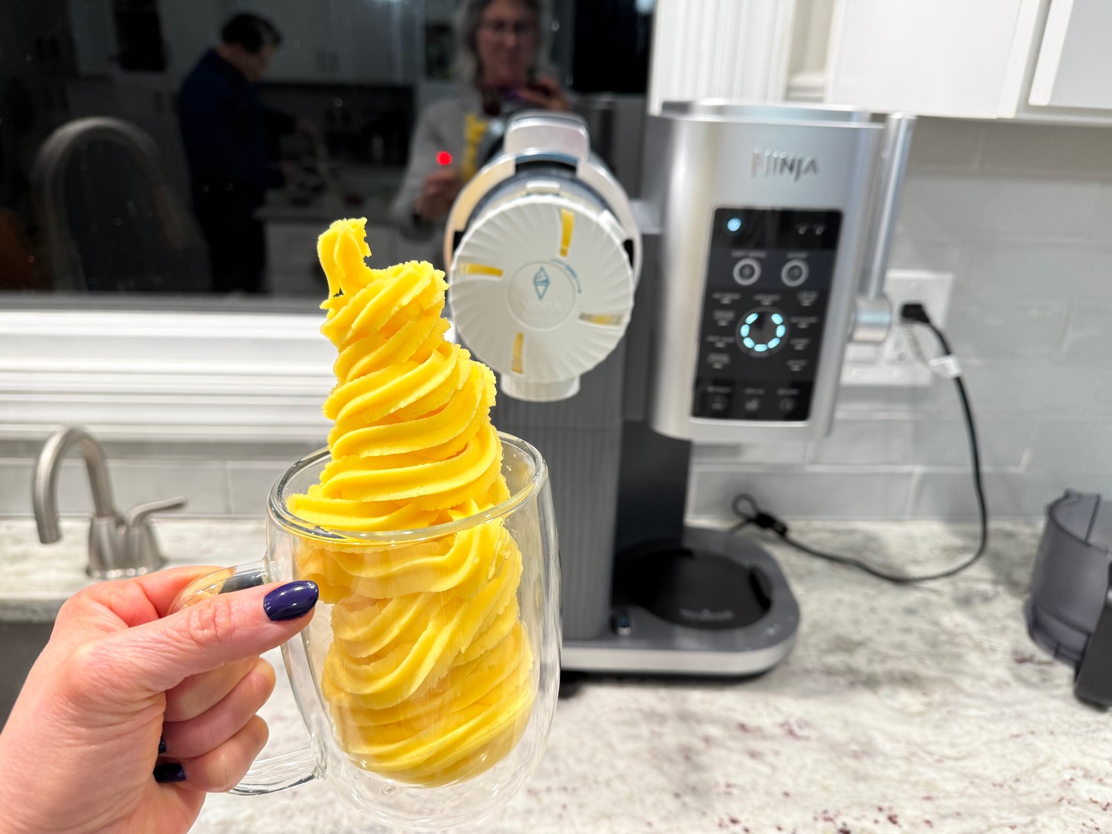 Ninja Swirl by Creami and mango fruit whip