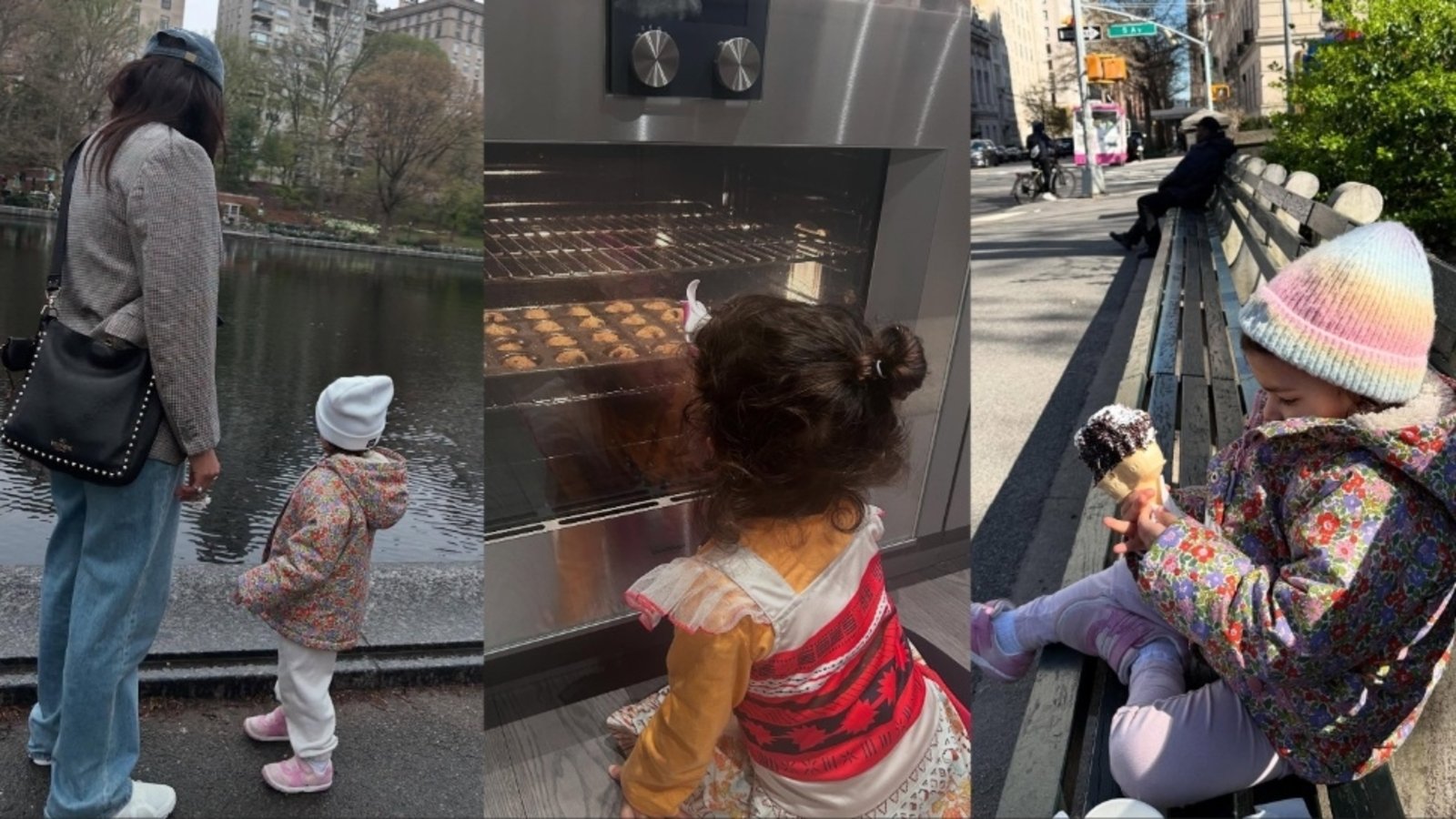 Inside Malti's New York trip with Priyanka Chopra, Nick Jonas: A walk in the park, baking, feasting on ice-cream | Bollywood