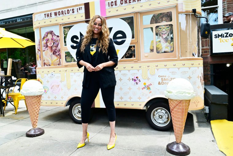 Tyra Banks Celebrates The Opening Of SMiZE & Dream Ice Cream