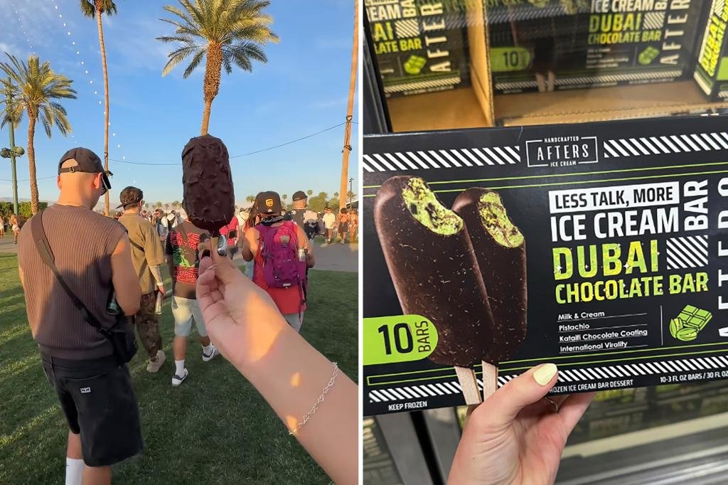 Dubai chocolate ice cream bar hits Costco after Coachella debut