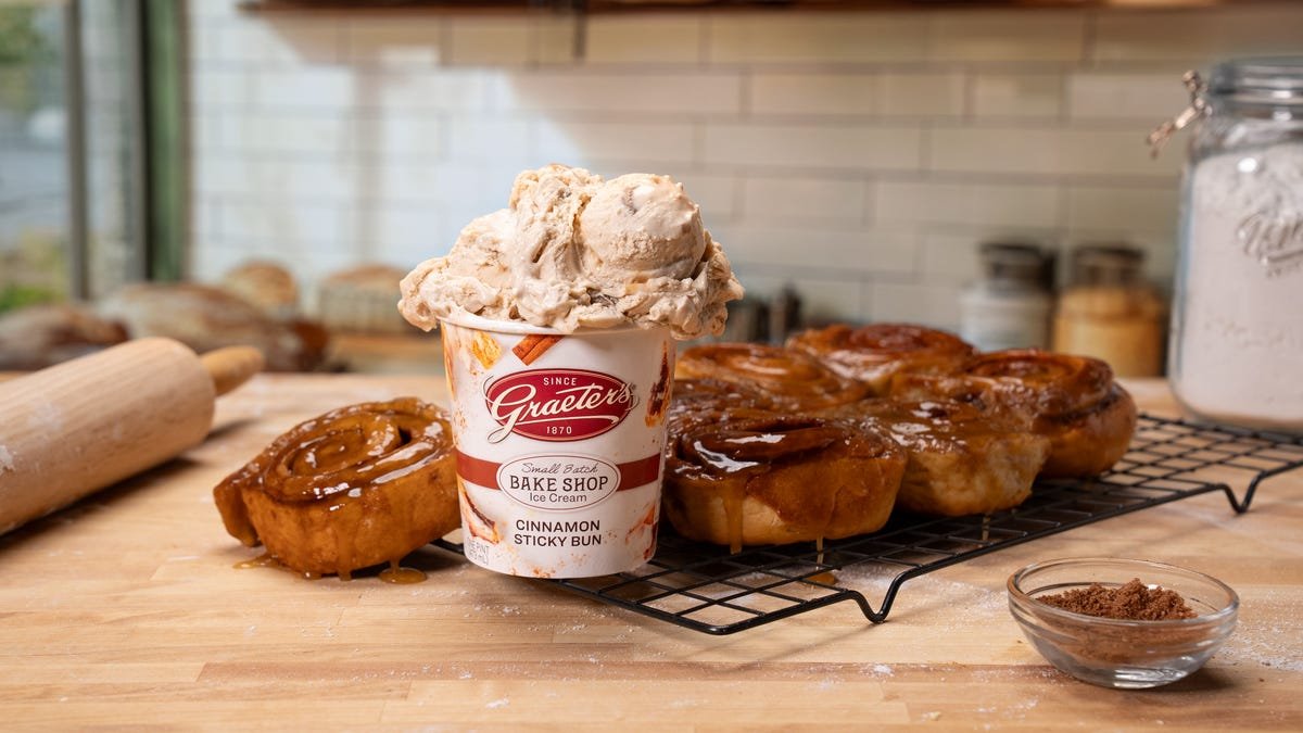 Graeter's releases Cinnamon Sticky Bun, first summer 2025 bonus flavor