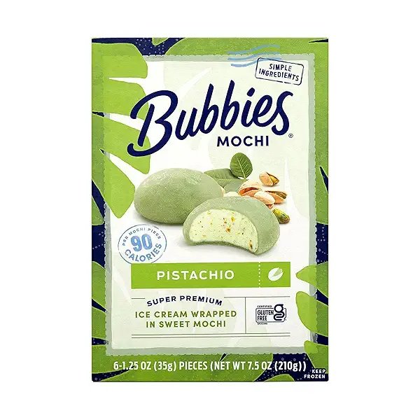 Pistachio Mochi Ice Cream, 7.5 oz 1