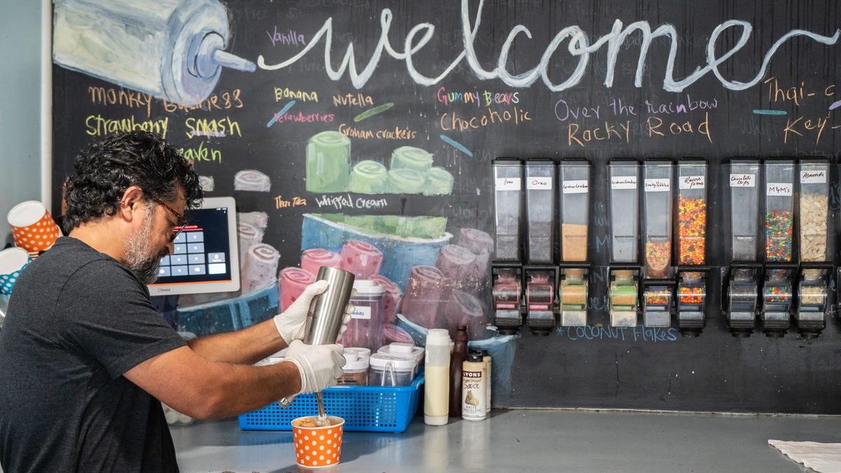 See inside a rolled ice cream shop, Frozen Rolls Creamery - Austin American-Statesman