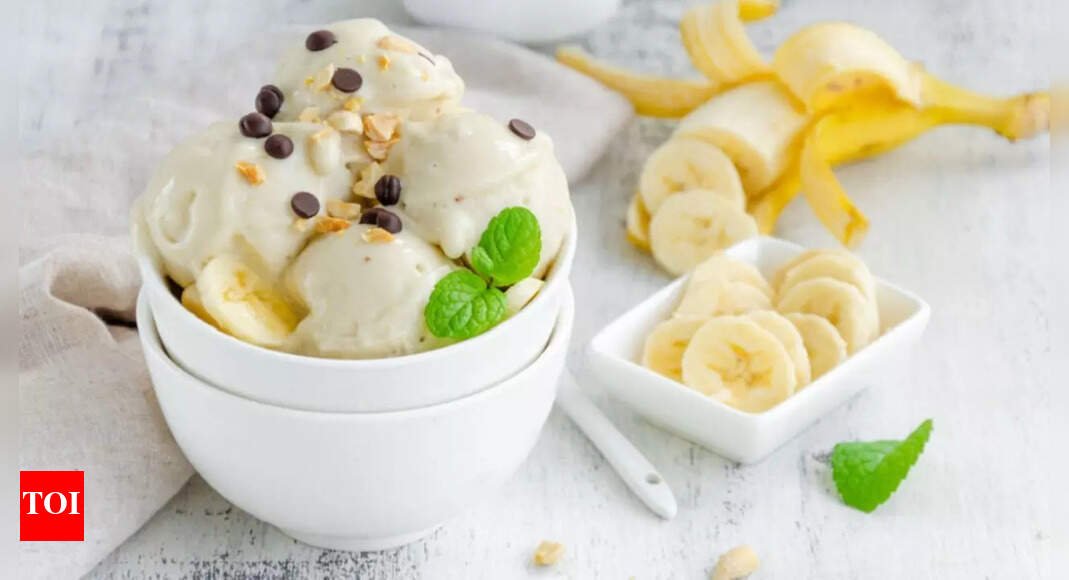 Banana Ice Cream Recipe: Simple healthy and tasty banana ice cream recipe to beat the summer heat |