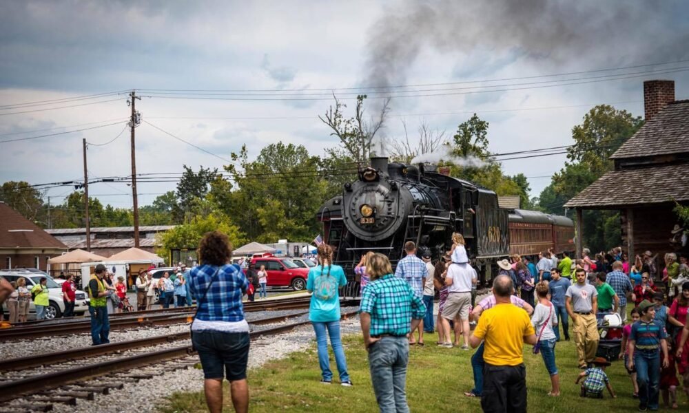 Summerville Is Set To Welcome The TVRM Steam Engine Train Arrival With Homemade Ice Cream, Train Displays, And Vendors