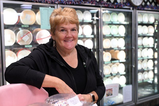 Lolly Lesher said this summer's Ice Cream Trail is more special for Way-Har Farm Market because the market will celebrate its 55th anniversary in September. (BILL UHRICH/READING EAGLE)