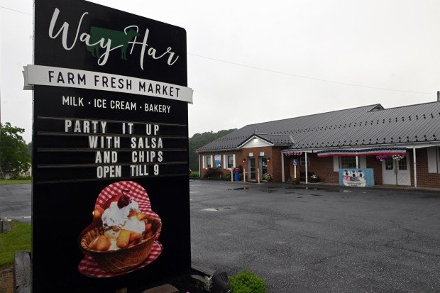 Way-Har Farm is once again participating in Pennsylvania's Ice Cream Trail throughout the summer. (BILL UHRICH/READING EAGLE)