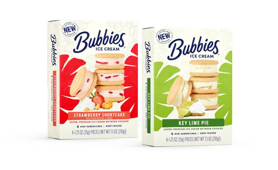 Bubbies Ice Cream debuts Ice Cream Cookie Sandwiches