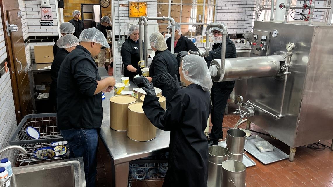 Frankfort independent ice cream company celebrates 100 years | wthr.com