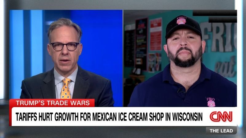 Ice cream shop owner on Trump's tariffs: 'Live in our shoes' | CNN Business