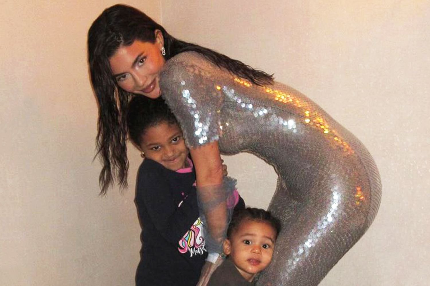 Kylie Jenner Proves She Can't Say No to Her 2 Kids in Adorable Video