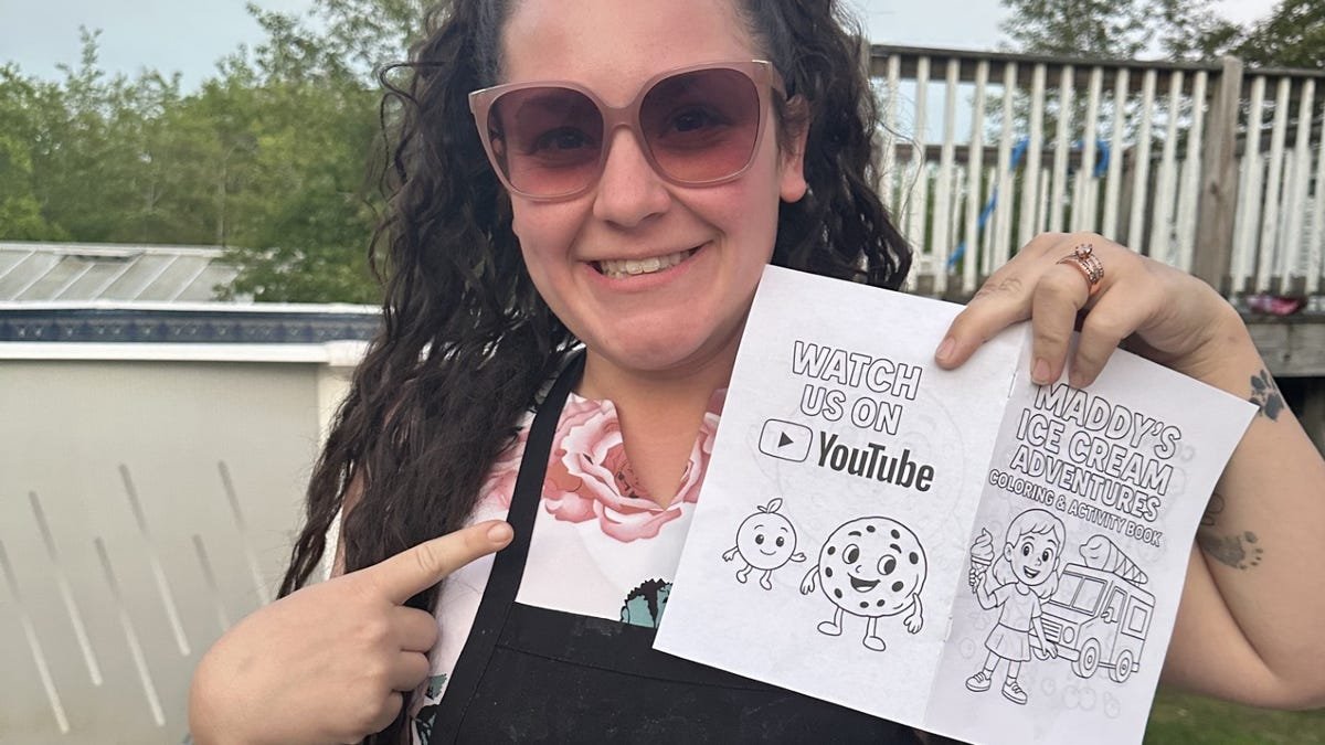 Maddy's Ice Cream Truck, now a YouTube cartoon, heads around Gardner