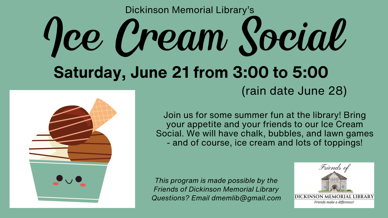 ice cream - Northfield Public Library